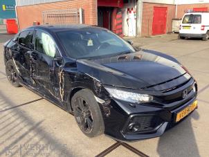 Honda Civic 1.0i VTEC Turbo 12V Sloopvoertuig (2018, Zwart)