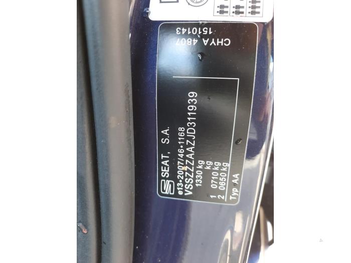 Seat Mii 1.0 12V Sloopvoertuig (2018, Blauw)