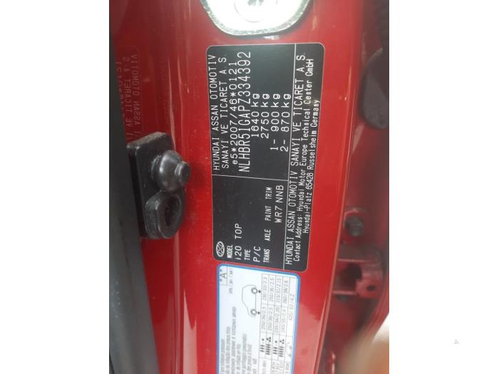 Hyundai i20 1.0 T-GDI 100 Mild Hybrid 48V 12V Sloopvoertuig (2023, Rood)