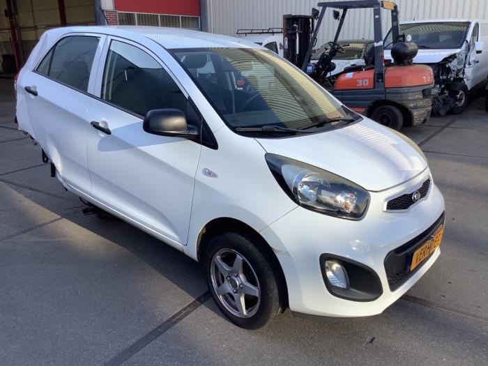 Kia Picanto 1.0 12V Sloopvoertuig (2012, Wit)