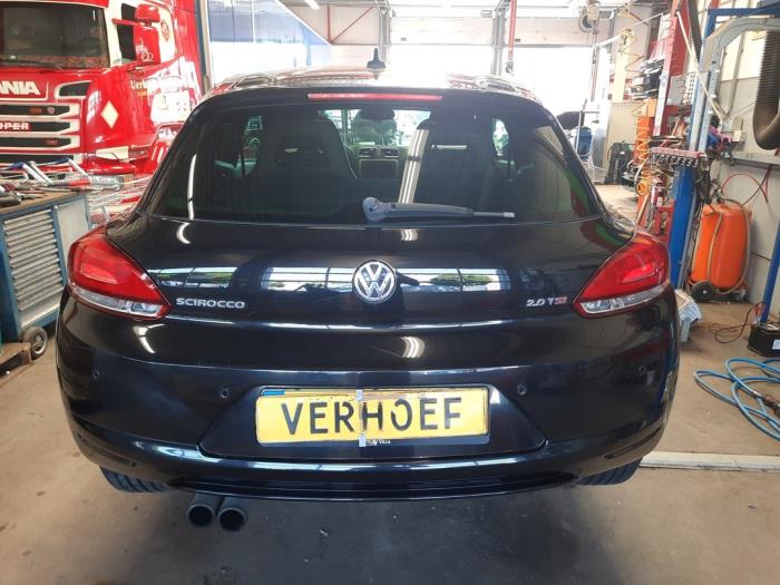 Volkswagen Scirocco 2.0 TSI 16V Sloopvoertuig (2009, Zwart)