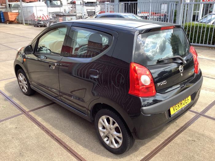 Nissan Pixo 1.0 12V Sloopvoertuig (2010, Zwart)