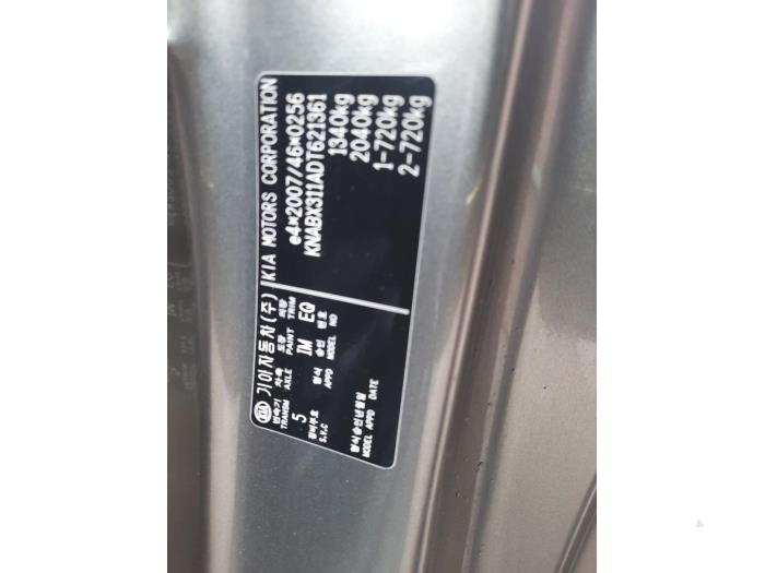 Kia Picanto 1.0 12V Sloopvoertuig (2013, Grijs)