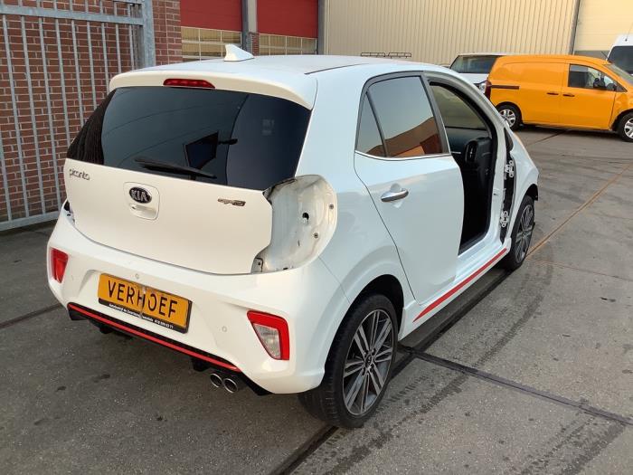 Kia Picanto 1.0 T-GDI 12V Sloopvoertuig (2018, Wit)