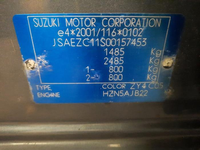 Suzuki Swift 1.3 VVT 16V Sloopvoertuig (2006, Grijs)