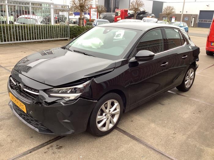 Opel Corsa F 1.2 Turbo 12V 100 Sloopvoertuig (2022, Zwart)