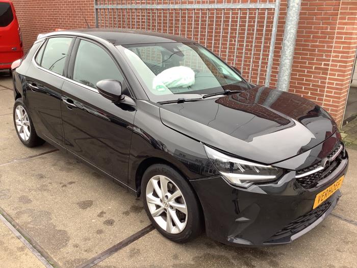 Opel Corsa F 1.2 Turbo 12V 100 Sloopvoertuig (2022, Zwart)
