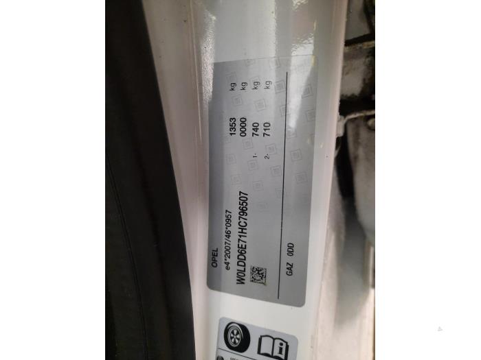 Opel Karl 1.0 12V Sloopvoertuig (2017, Wit)