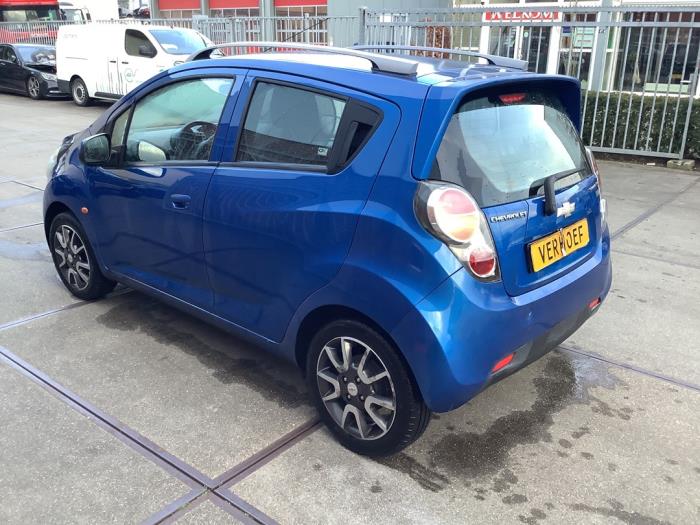 Chevrolet Spark 1.0 16V Bifuel Sloopvoertuig (2012, Blauw)