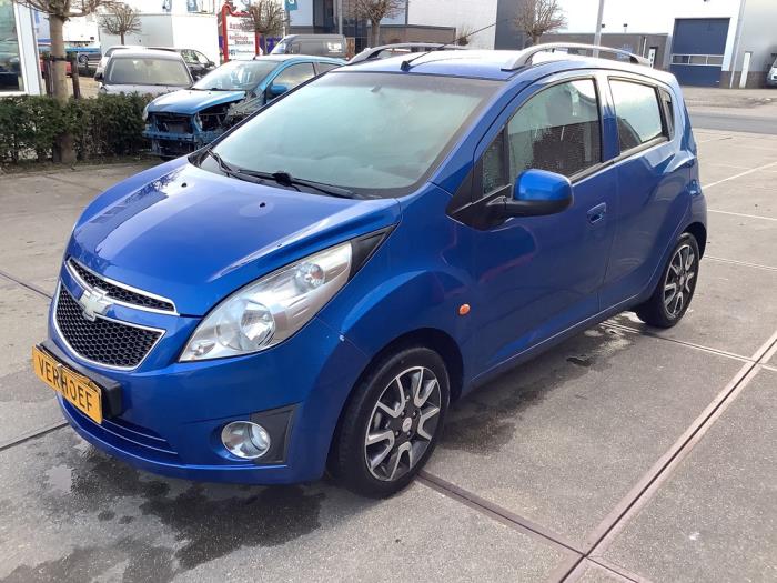 Chevrolet Spark 1.0 16V Bifuel Sloopvoertuig (2012, Blauw)