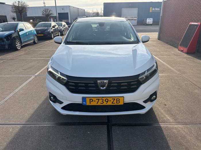 Dacia Sandero III 1.0 TCe 90 12V Schadevoertuig (2022, Wit)