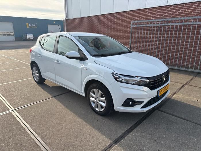 Dacia Sandero III 1.0 TCe 90 12V Schadevoertuig (2022, Wit)