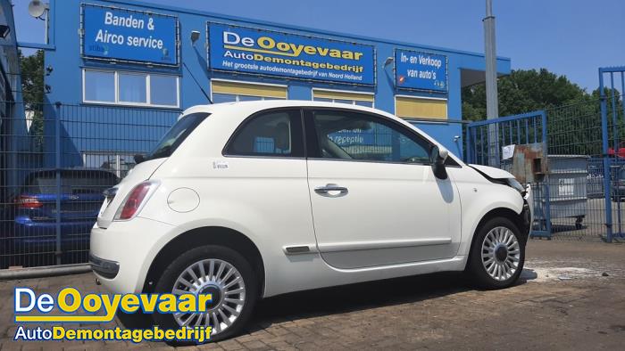 Fiat 500 1.2 Sloopvoertuig (2010, Wit)