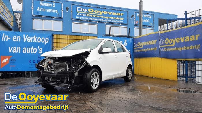 Kia Picanto 1.0 12V Sloopvoertuig (2018, Wit)