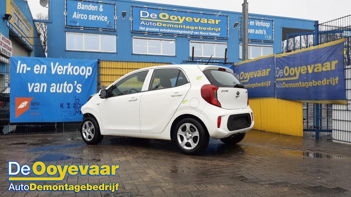 Kia Picanto 1.0 12V Sloopvoertuig (2018, Wit)