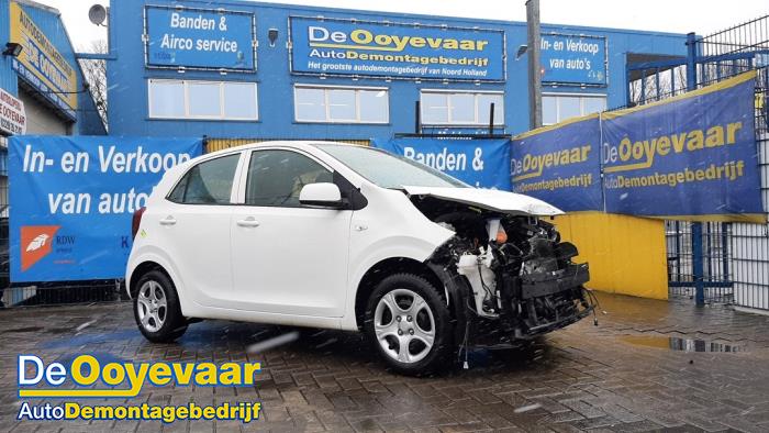 Kia Picanto 1.0 12V Sloopvoertuig (2018, Wit)