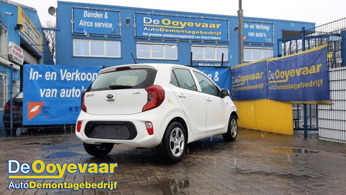 Kia Picanto 1.0 12V Sloopvoertuig (2018, Wit)