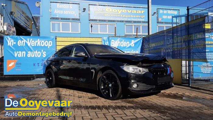 BMW 4 serie Gran Coupe 420d 2.0 16V Sloopvoertuig (2015, Zwart)