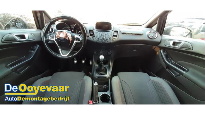 Ford Fiesta 6 1.0 EcoBoost 12V 100 Sloopvoertuig (2017, Zwart)