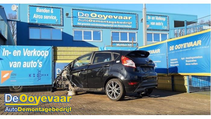 Ford Fiesta 6 1.0 EcoBoost 12V 100 Sloopvoertuig (2017, Zwart)