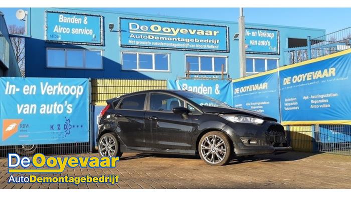 Ford Fiesta 6 1.0 EcoBoost 12V 100 Sloopvoertuig (2017, Zwart)