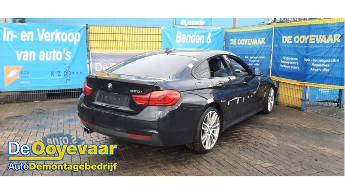 BMW 4 serie Gran Coupe 420i 2.0 TwinPower Turbo 16V Sloopvoertuig (2018, Zwart)