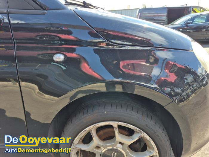 Fiat 500 1.4 16V Sloopvoertuig (2007, Zwart)