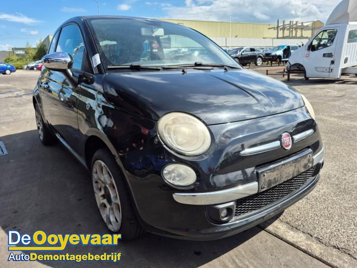 Fiat 500 1.4 16V Sloopvoertuig (2007, Zwart)