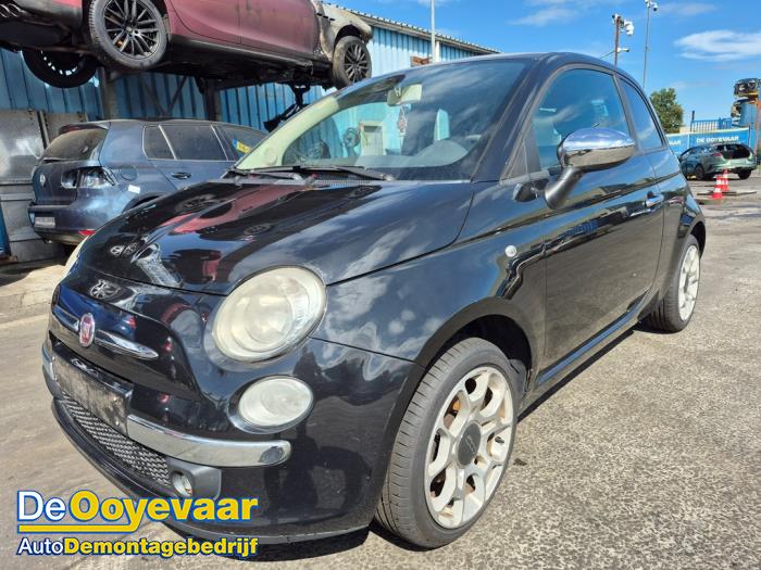Fiat 500 1.4 16V Sloopvoertuig (2007, Zwart)