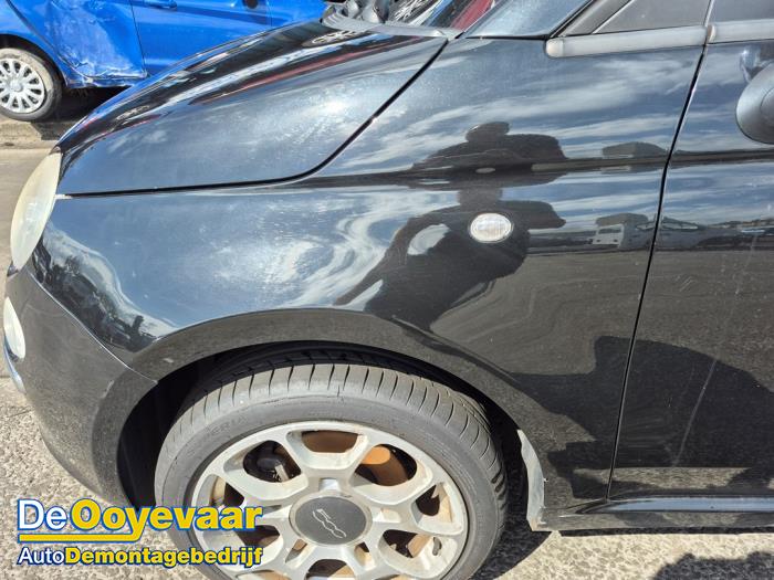 Fiat 500 1.4 16V Sloopvoertuig (2007, Zwart)