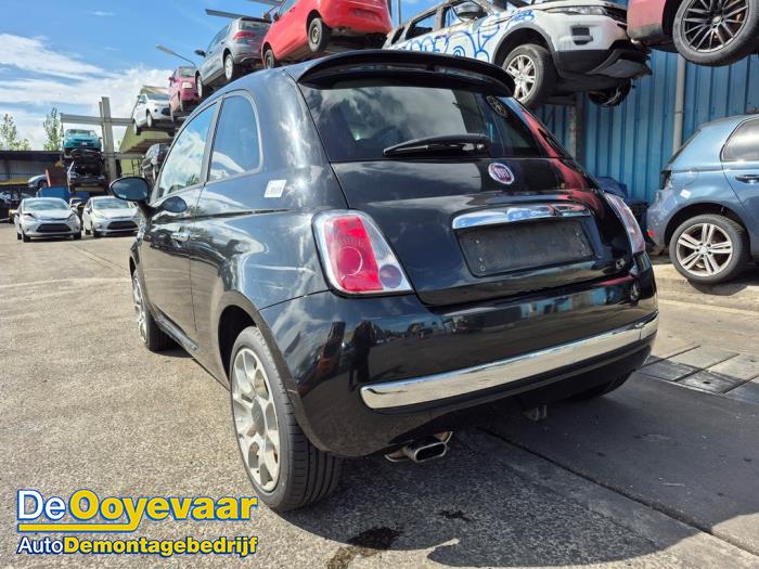 Fiat 500 1.4 16V Sloopvoertuig (2007, Zwart)