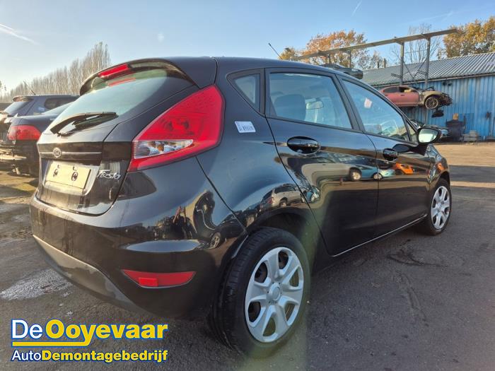 Ford Fiesta 6 1.25 16V Sloopvoertuig (2010, Zwart)