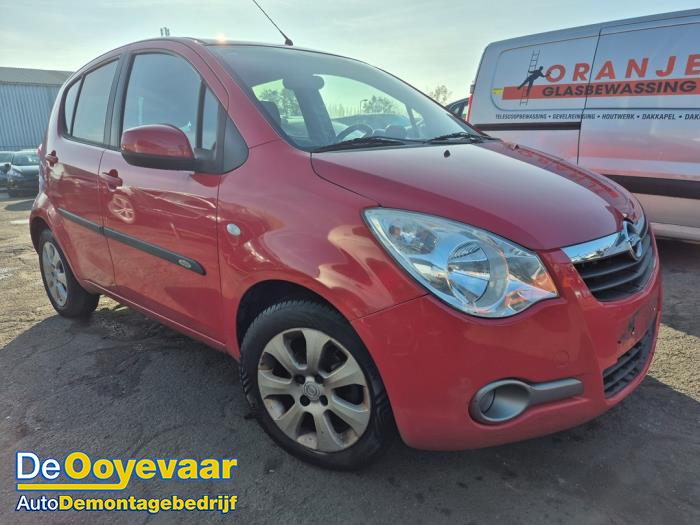 Opel Agila 1.2 16V Sloopvoertuig (2010, Rood)