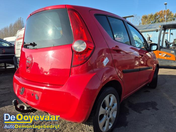 Opel Agila 1.2 16V Sloopvoertuig (2010, Rood)