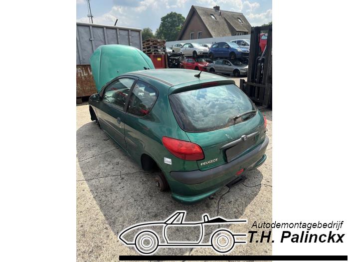 Peugeot 206 1.4 XR,XS,XT,Gentry Sloopvoertuig (2002, Groen)