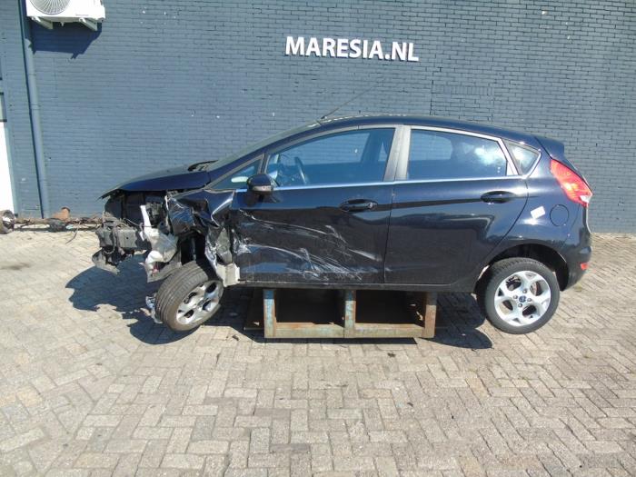 Ford Fiesta 6 1.25 16V Sloopvoertuig (2010, Zwart)