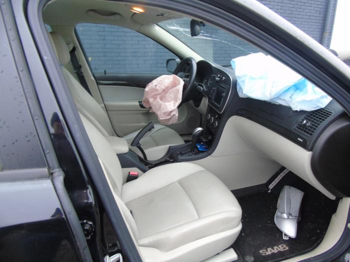 Saab 9-3 II Sport Sedan 1.8t 16V Sloopvoertuig (2009, Zwart)