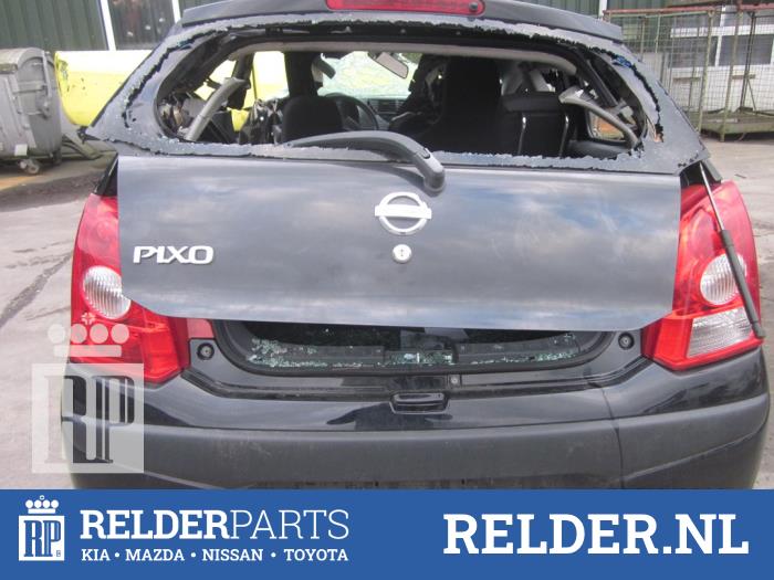 Nissan Pixo 1.0 12V Sloopvoertuig (2011, Zwart, Champagne)