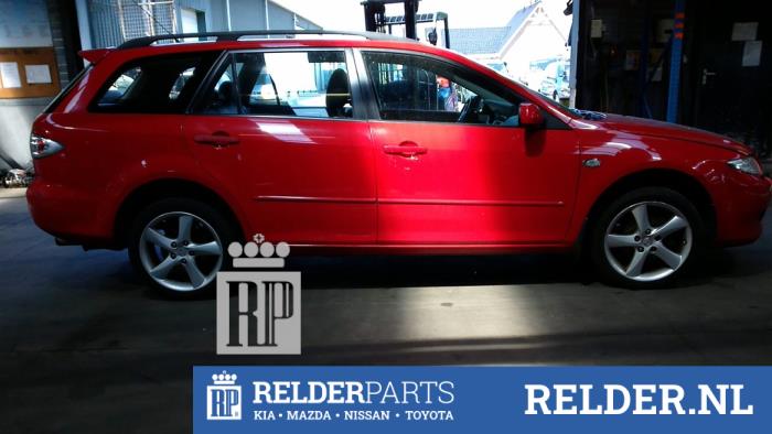 Mazda 6 Sportbreak 2.3i 16V X-Drive Sloopvoertuig (2003, Rood)