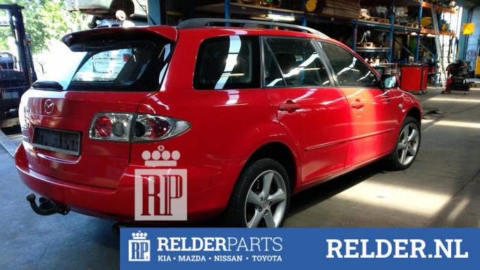 Mazda 6 Sportbreak 2.3i 16V X-Drive Sloopvoertuig (2003, Rood)