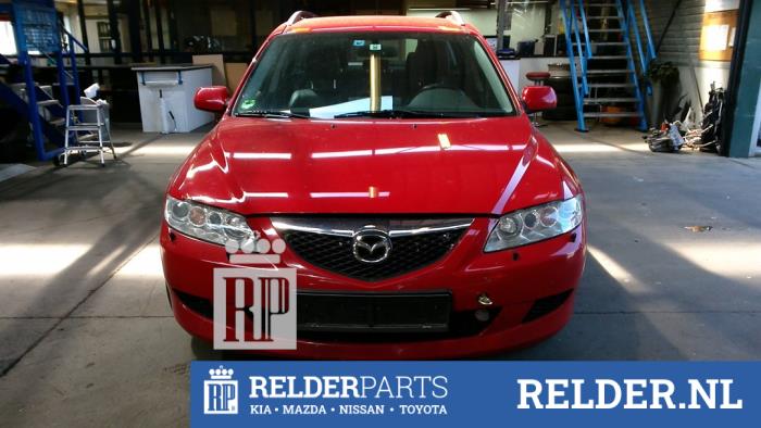 Mazda 6 Sportbreak 2.3i 16V X-Drive Sloopvoertuig (2003, Rood)