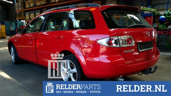 Mazda 6 Sportbreak 2.3i 16V X-Drive Sloopvoertuig (2003, Rood)