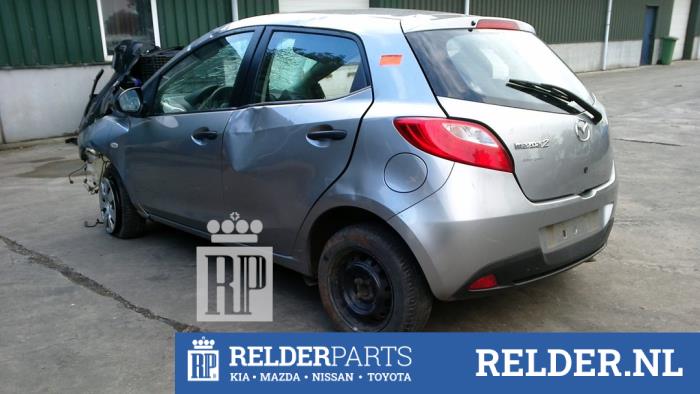 Mazda 2 1.4 CDVi 16V Sloopvoertuig (2010, Grijs)