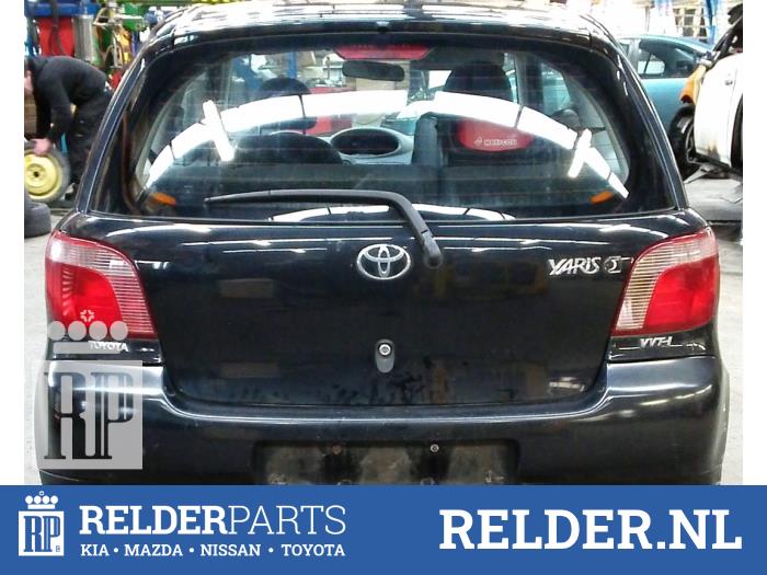 Toyota Yaris 1.0 16V VVT-i Sloopvoertuig (2001, Zwart)