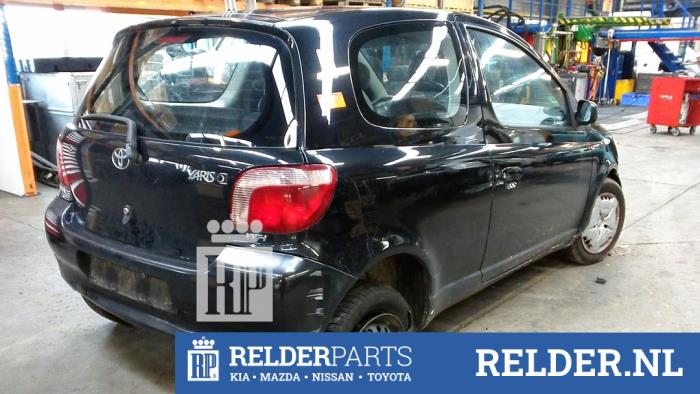 Toyota Yaris 1.0 16V VVT-i Sloopvoertuig (2001, Zwart)