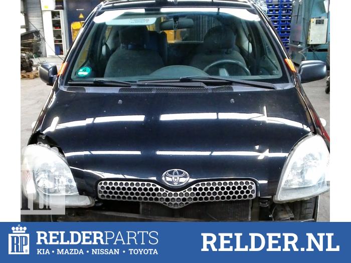 Toyota Yaris 1.0 16V VVT-i Sloopvoertuig (2001, Zwart)