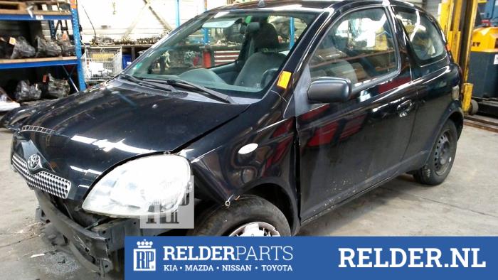 Toyota Yaris 1.0 16V VVT-i Sloopvoertuig (2001, Zwart)