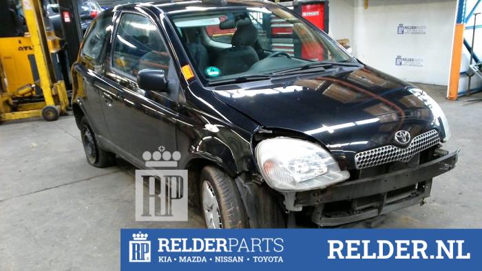 Toyota Yaris 1.0 16V VVT-i Sloopvoertuig (2001, Zwart)