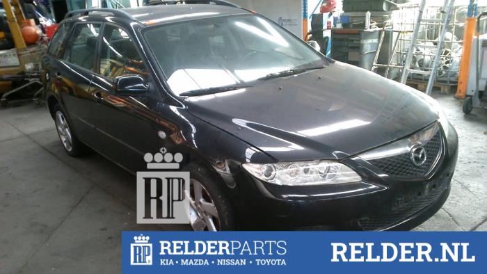 Mazda 6 Sportbreak 2.0 CiDT 16V Sloopvoertuig (2005, Zwart)