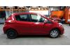 Toyota Yaris III 1.4 D-4D-F Sloopvoertuig (2013, Rood)
